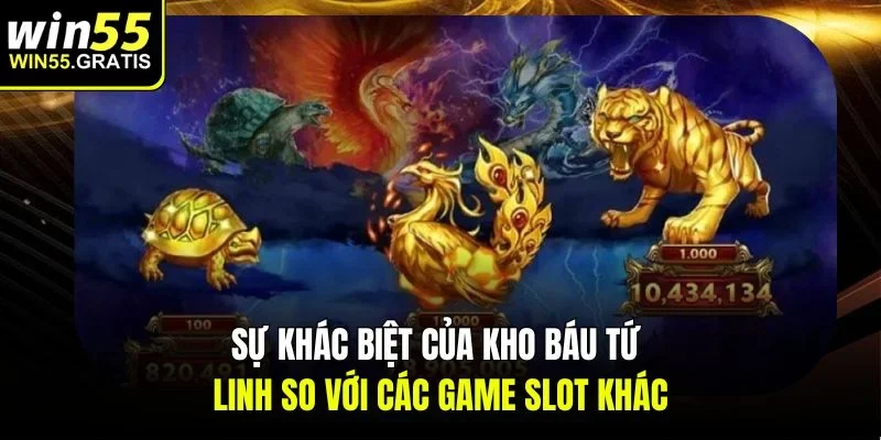 Sự khác biệt của kho báu từ linh so với các game slot khác